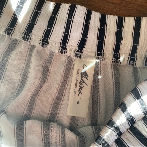 Mahina Slitted Striped Pants - Picture 3 of 7